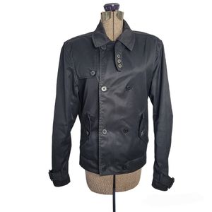 Men's black H&M asymetrical jacket size 38